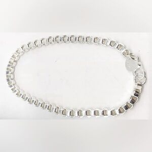 Sterling Silver Box Bracelet